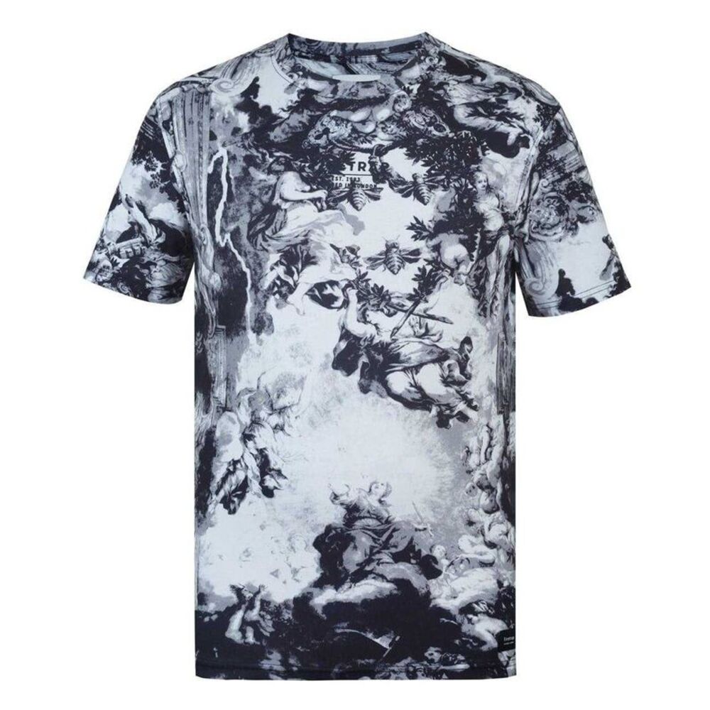 Firetrap Mens Sub All-Over Print T-Shirt / Urban